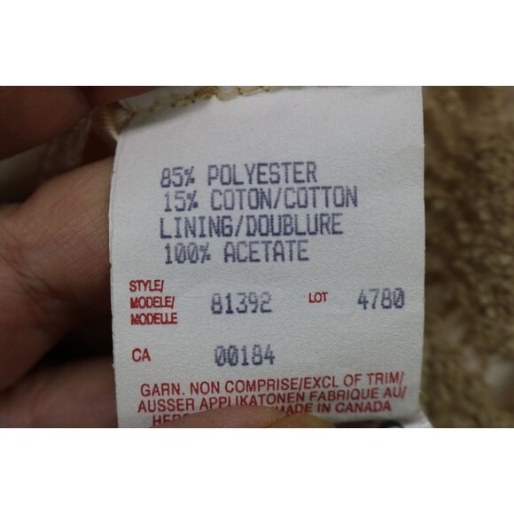 Vintage ALGO Crochet Sheer Maxi Dress-12-Lined with Satin-Cottagecore-Y2K - Picture 4 of 9